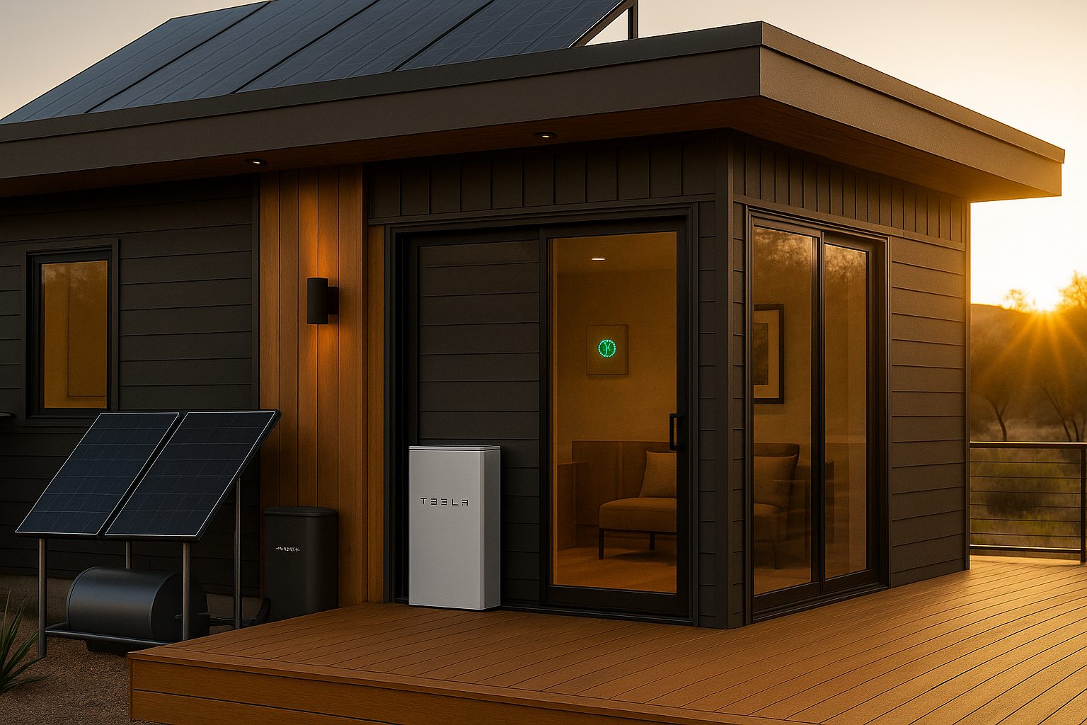 Premium modular home with modern architecture and sustainable design